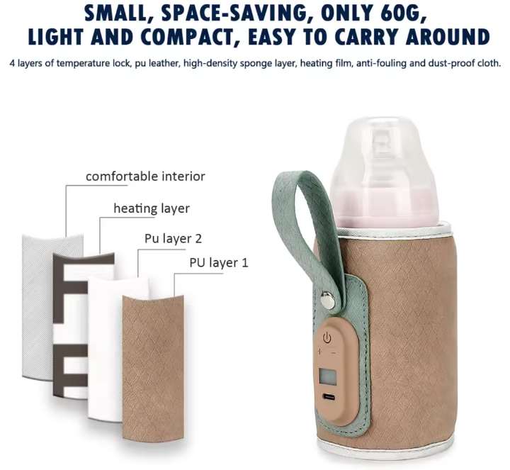 Calentador de biberón portátil