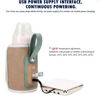 Calentador de biberón portátil