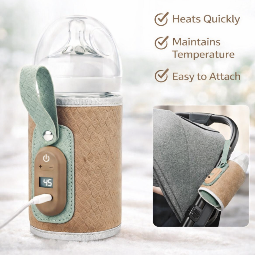Calentador de biberón portátil